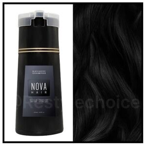 NovaHair Natural Black Hair dye Shampoo